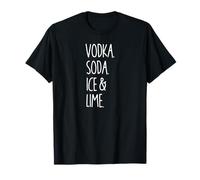 Vodka Soda Ice & Lime - Despedida de soltero y despedida de soltera Camiseta