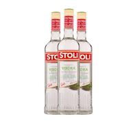 Vodka Stolichnaya The Original Stoli 70 aja de 3 Botellas de 70 cl)