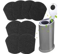 Vodolo 8 desodorizantes de cubo de pañales para Ubbi, eliminador de olores de cubo de pañales, filtro de carbón activado, absorbente de olores compatible con cubo de pañales Ubbi