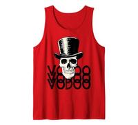 Vodoo Muerte Cilindro Zombie New Orleans Jazz Skull Camiseta sin Mangas