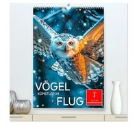 Vögel - Künstler im Flug (hochwertiger Premium Wandkalender 2026 DIN A2 hoch), Kunstdruck in Hochglanz: Eindrucksvolle Flugmomente aus der Vogelwelt.
