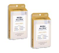 VOESH Pedi in a Box Ultimate 6 pasos Aloe Spa Pedicure DIY Pedi Kit de pedicura para el hogar Pedi in a Box Pedicure Cuidado de los pies Producto