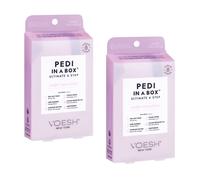 VOESH Pedi in a Box Ultimate 6 Step Sage Fullness Spa Pedicure DIY Pedicura casera Kit Pedi in a Box Pedicura Cuidado de pies Productos Pedi Cuid
