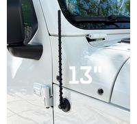 VOFONO Antena corta de 13 pulgadas para Jeep Wrangler Gladiator 2007-2025, antena corta para JL JK Rubicon Sahara Unlimited Sport Willys 4xe Mojave Accesorios Jeep de alta altitud