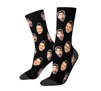 VogaClad Calcetines Personalizados con Foto, Calcetines Personalizados Mascotas, Regalo Divertido y Original para Hombres y Mujeres (Diseño 1)