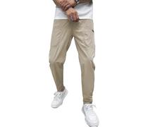 Vogany Cargo Pants, Vogany Comfortable Cargo Pants with Great Storage Capacity, Cargohose Herren Stretch, Loose & Casual, Stretch and Flexible, Exceptional Comfort (Khaki,L)