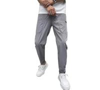 Vogany Cargo Pants, Vogany Comfortable Cargo Pants with Great Storage Capacity, Cargohose Herren Stretch, Loose & Casual, Stretch and Flexible, Exceptional Comfort (Grey,L)