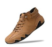 Vogany Shoes Orthopedic Sneakers for Women and Men, Arch Support, for Hiking, Camping & Driving (Light brown,48)