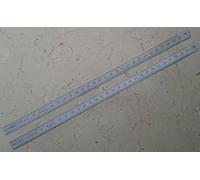 VOGEL 1001040030 - Regla acero inox cromada mate EC Clase II Largo 300 mm - Sección 13 X 0,5 mm