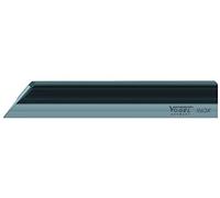 Vogel 310308 - Regla para el pelo (300 mm de largo, acero inoxidable, con protección contra el calor de las manos, proceso de división de luz, medidor), color gris