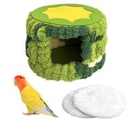Vogel Bett - Plüsch Warm & Süß Mit Polstern | Bett Und Winter Vogel Nest - Für Nymphensittich Wellensittich - Unzertrennliche Fink Kleintier