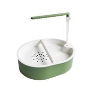 Vogelbrause - 31,8cm Automatisches Vogelbad | PP Papageiendusche Wasserkreislauf, USB Betrieb Fuer Wellensittich Nymphensittich Unzertrennliche Und Graupapagei Sanfte Reinigung Fuer Kaefig Und Voliere