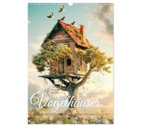 Vogelhäuser Zauberhafte Wohnideen für gefiederte Freunde (Wandkalender 2026 DIN A3 hoch), CALVENDO Monatskalender: Originelle Heime für kleine und große Vögel