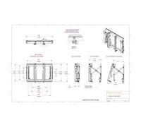 Vogel'S Pfw 6870 165,1 Cm (65") Negro