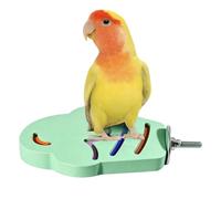 Vogelstange,Vogel Krallenschleifstab Trainingsspielzeug,Flache Sitzstangen für Vogelkäfige - für das Training zu Hause Wellensittiche Sittiche Nymphensittiche Sperlingspapageien Unzertrennliche