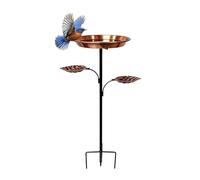 Vogeltränke für den Außenbereich - 93 x 30 cm, wetterfest, dekorative Vogeltränke, großer Ständer, Vogeltänke für den Außenbereich für Voliere, Finken, Mönchssittiche, Haus, Garten, Hof, Landschaftsb