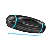 Voggenreiter Hi-Lo Guiro - Instrumento de percusión (19 x 6 cm, cuerpo de sonido flexible, mango ergonómico, soporte para baquetas), color azul y negro