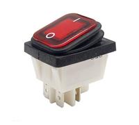 VOGGWBMQ 1pc SJ3-2P-21n-3-RW 30x22 Rocker Switch 12V LED 220V 16A 250VAC KCD4-201 DPST Switch 4pin
