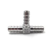 VOGGWBMQ 1pc SS304 Hose Barb T Type 19mm Hose Hook Splitter Homebrew Pipe Fittings