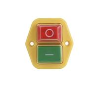 VOGGWBMQ YH02-A AC220V Electromagnetic Start Button Machine Tool Accessories IP55 Waterproof Magnetic 28A (YH02-A,5PIN)