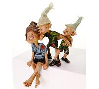 VOGLER Joh. Vogler GmbH 3 pixies como taburete de borde ESO tengo que decirte figura enana hada criatura mítica gnomo