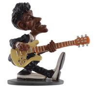 VOGLER Joh. Vogler GmbH Cómical Chuck by Warren Stratford, el padre de Rock'n Roll, hecho de piedra artificial, pintado a mano.