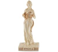 VOGLER Joh. Vogler GmbH Diosa griega Hygiea, miniatura, piedra artificial, pintada a mano, colección Veronese, 708-78033