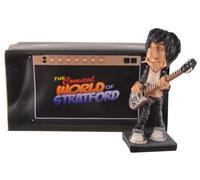 VOGLER Joh. Vogler GmbH Funny Life - Rockstar Ron, de la banda de rock más grande del mundo, de piedra artificial, pintada a mano, colección Warren Stratford