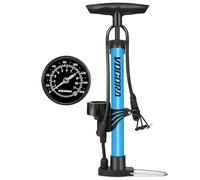 VOGORA Bomba Bicicleta, Inflador Bicicletas con manometro Hinchador Bicicleta para Ruedas con válvula Presta y Schrader, Portátil Mancha para Bicicleta Alta presión 160PSI para Todas