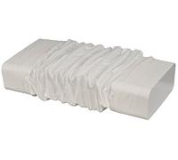 Vogt Sistema de Canal Plano 150 optimAIRo Adaptador Flexible Blanco 222 x 89 mm, PVC