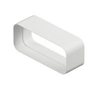 Vogt Sistema de Canal Plano 150 optimAIRo Conector Exterior Blanco 222 x 89 mm
