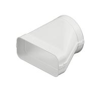 Vogt Sistema de Canal Plano 150 optimAIRo Pieza de transición Blanco 222 x 89 mm
