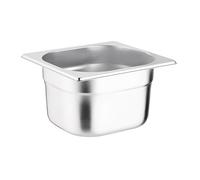 Vogue acero inoxidable 1/6 Gastronorm Pan 100 mm de profundidad alimentos contenedor de almacenamiento