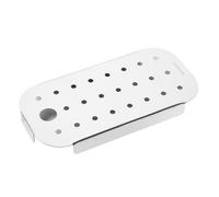 Vogue - Bandeja escurridora GN de acero inoxidable para GN 1/4