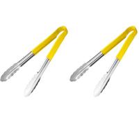 Vogue CB157 pinzas para servir, amarillo (Paquete de 2)