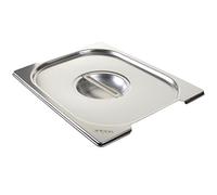 Vogue CB185 acero inoxidable Gastronorm Tapa, 1/2 tamaño
