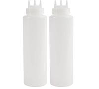 VOGUE cw726 Squeeze Bottle Clear, 3 boquilla, 36 ml (Paquete de 2)