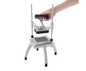 Vogue DB345 - Cortador de verduras con hoja de 9,5 mm, 470 x 253 x 253 mm, color plateado