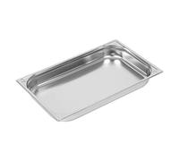 VOGUE DW433 Sartén de acero inoxidable resistente 1/1, capacidad de 9 L, 65 mm de altura, 325 mm de ancho, 530 mm de longitud