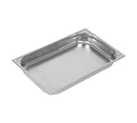 VOGUE DW461 304 - Sartén perforada de acero inoxidable para gastronorm 1/1, capacidad de 9L, 65 mm x 325 mm x 530 mm, color plateado