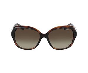 Vogue Eyewear 0vo2871s Gafas de Sol, Striped Dark Havana, 56 mm para Mujer
