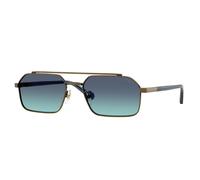VOGUE EYEWEAR Hombre VOGUE EYEWEAR VO4356S 51374S Gafas de sol Metal Oro Azul Geométrico Normal Matizado