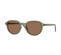Vogue Eyewear Hombre Sunglass VO5707S - Color del Marco: Verde Transparente, Color de la Lente: Marrón Oscuro