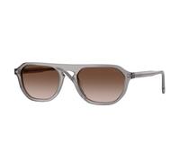 Vogue Eyewear Hombre Sunglass VO5752S - Color del Marco: Gris Transparente, Color de la Lente: Marrón Degradado