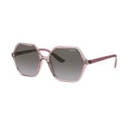 Vogue Eyewear Mujer Sunglass VO5361S - Color del Marco: Rosa Transparente, Color de la Lente: Violeta Degradado