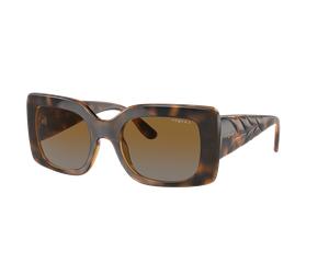 Vogue Eyewear Mujer Sunglass VO5481S - Color del Marco: Havana superior / Marrón, Color de la Lente: Polarized Grey Gradient Brown