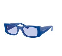 Vogue Eyewear Mujer Sunglass VO5584S - Color del Marco: Todo azul, Color de la Lente: Violeta