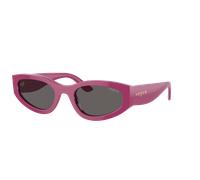 Vogue Eyewear Mujer Sunglass VO5585S - Color del Marco: Fucsia integral, Color de la Lente: Negro y humo