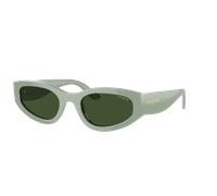 Vogue Eyewear Mujer Sunglass VO5585S - Color del Marco: Verde claro integral, Color de la Lente: Verde Oscuro