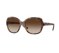 Vogue Eyewear 0vo2871s Gafas de Sol, Striped Dark Havana, 56 mm para Mujer